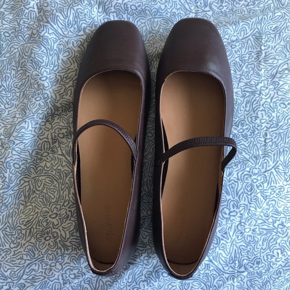 Madewell Brown Flats & Loafers with Smooth Leather and Strap - Picture 5 of 5